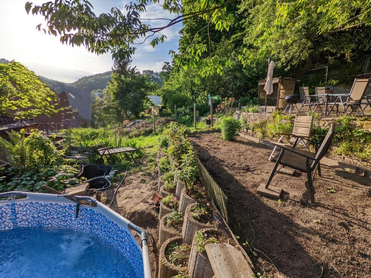 Urlaubsmagie - Bad Schandau Fusslaufig, Garten, Pool - R1 Rathmannsdorf ภายนอก รูปภาพ